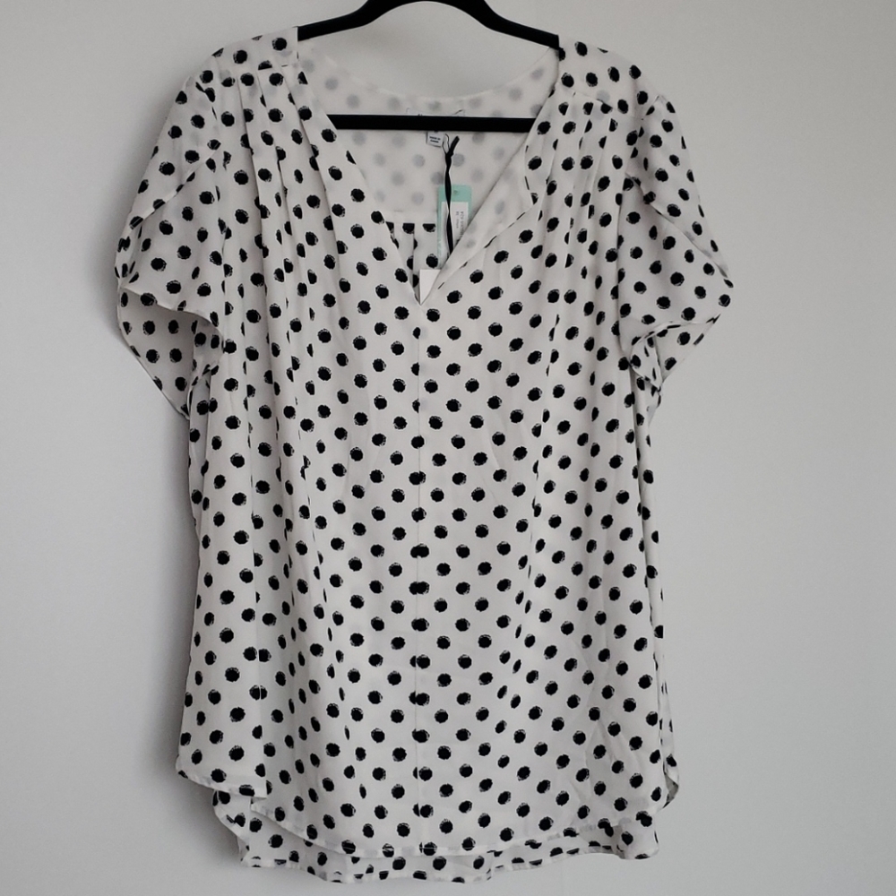 NWT Polka Dot Blouse